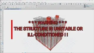 ETABS Standard Solver: How to Deal with ETABS Instability Message?
