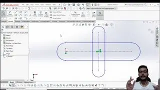 how to use Slot(straight slot, center point arc slot and many more) command in SOLIDWORKS