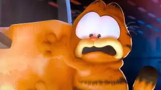 Vic Saves Garfield & Odie From Fondue Area Of Lactose Farms   Garfield Movie 2024