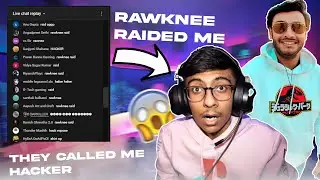 Rawknee Games Raided Me And This Happened | They Called Me Hacker!!😱 | Thank You So Much Bhai♥|