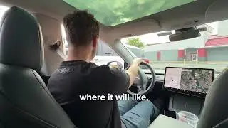 Testing Tesla Auto Smart Summon - It's Driving Itself!