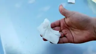 This is how to clean resin from car body!
