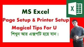 Ms Excel Page & Printer setup Tutorial #msexceltips #exceltutorial #msexceltipsandtricks