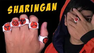 Easy origami paper Ninja Sharingan ring in Naruto