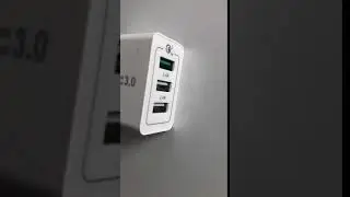 EU US UK Plug 3 Ports Quick Charger QC 3.0 USB Wall Charger for Xiaomi, iPhone - WHITE