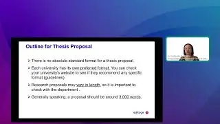 Outline for thesis proposal