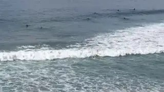 Surfer Whips a 360 spin in Encinitas