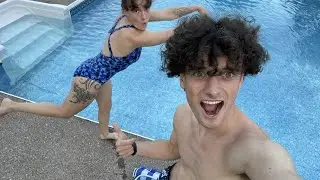 Watch sister and I swim laps. (Or don't as why would you do that.)