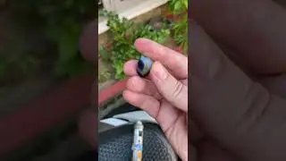 Нашли необычный сапфир. Продолжаем эксперименты с нагревом.