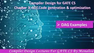 Ch 3.11:DAG examples| Compiler Design lecture for GATE CSE