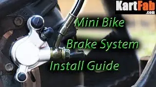 Mini Bike Brake System: Hydraulic Kit Install & Adjustment