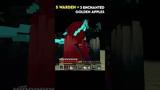 5 WARDEN VS ME #shorts #minecraft