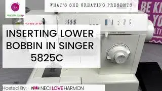 How to Insert/Add Bobbin wheel thread to Singer 5825C sewing machine