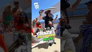 Crazy Pirate walk the plank! #pirate #pirates #insta360 #insta360nosemode #360video  #walktheplank