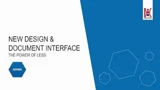New Design & Document Interface