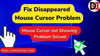 Cursor Not Working on Laptop | Cursor Disappears in Windows 10 | Laptop Cursor Not Showing