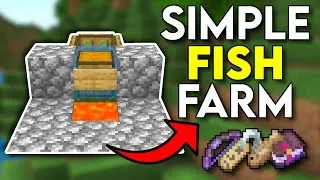 Best EASY Fish Farm Minecraft Bedrock 1.19