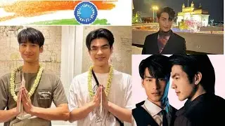 apo mile in🇮🇳 india||mileapo in mumbai ||mileapo in siddhivinayak temple||#thaiblactors #kinnporsche
