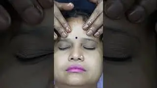 Very Satisfying ASMR Female Head Massage #shorts