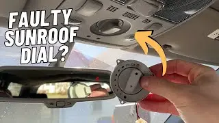 Fixing my sunroof with a $10 junkyard part + interior refresh!