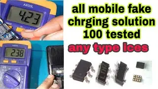 All mobile fake chrging solution 100%