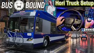 BUS BOUND SETUP HORI Truck Wheel & MAP New View |Button Box PXN CB1| GAMEPLAY|Control System| Ep1|
