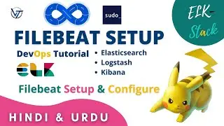ELK Stack Filebeat Setup | Configure Filebeat Nginx | ELK Tutorial for Beginners in Hindi
