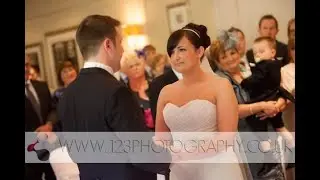 Claire and Daniel's wedding photography Wood Hall Hotel and