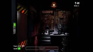 Foxy decides to pop up in night one… (FNAF 1)