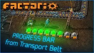 Tutorial PROGRESS BAR from Transport Belt in Factorio (Game)