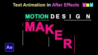 Text Animation Tutorial in After Effects