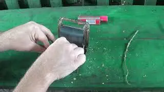Забиваем табак нового урожая в машинку.