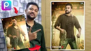 TIGER 3 Poster Photo Editing Picsart | tiger 3 official poster | khan edit | usman | salman khan