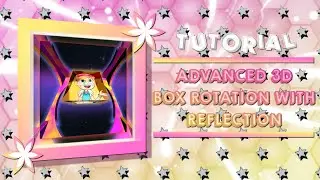 ADVANCED 3D BOX ROTATION WITH REFLECTION | ALIGHT MOTION TUTORIAL 💜
