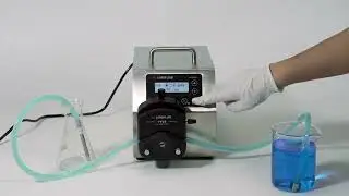how to working of 4 pump head on WT600S peristaltic pump？ #gascooler#microfluidics#peristalticpump