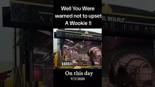 Do Not Upset a Wookie #shorts Star Wars Characters Pre Galaxys Edge, Disneys Hollywood Studios