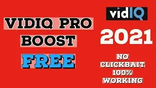 VIDIQ BOOST FREE | how to get vidiq pro for free 2021 | vidiq | vidiq upgrade