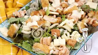🥗Una ENSALADA CÉSAR diferente que te hará la boca agua.🥗 Ensalada César con pasta.