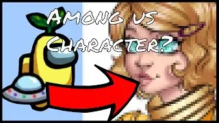 AMONG US CHARACTER TO ANIME?!! AMONG US YELLOW