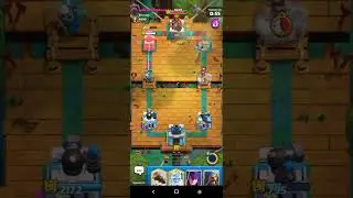 Clash Royale probando con la Red Starlink