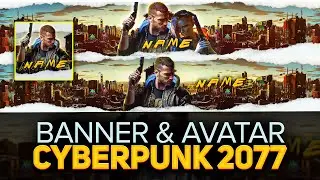 BANNER & AVATAR TEMPLATE * CYBERPUNK 2077 * FREE DOWNLOAD