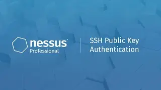 SSH Public Key Authentication in Nessus Professional