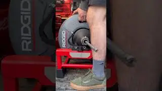 Ridgid K-4310 FXP cordless drum machine with tool free drum change