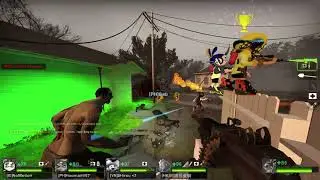 Left 4 Dead 2 - 20 Players Server Gameplay (Hard Rain) | S2G.MY