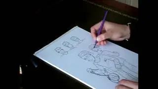 SuperZheik How to draw a short haired male REDO vid young and old male