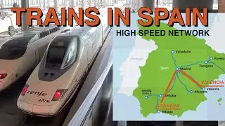Trains in Spain.  From Ocana - Madrid to Granada