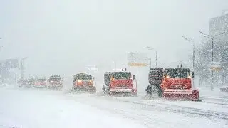пр-т им.МАНУКА, разгребаем последствие снегопада!!!