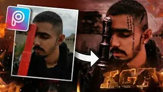 KGF 2 ADHIRA PICSART Photo Editing Tutorial 😍| Free Preset 🔥| PicsArt Tutorial🔥 | piX P