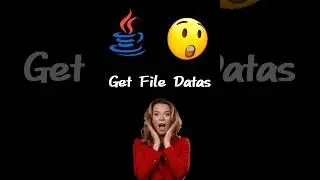 😱File reading in java 