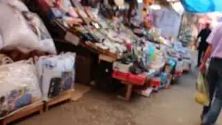 Walking through a Kosovo Market